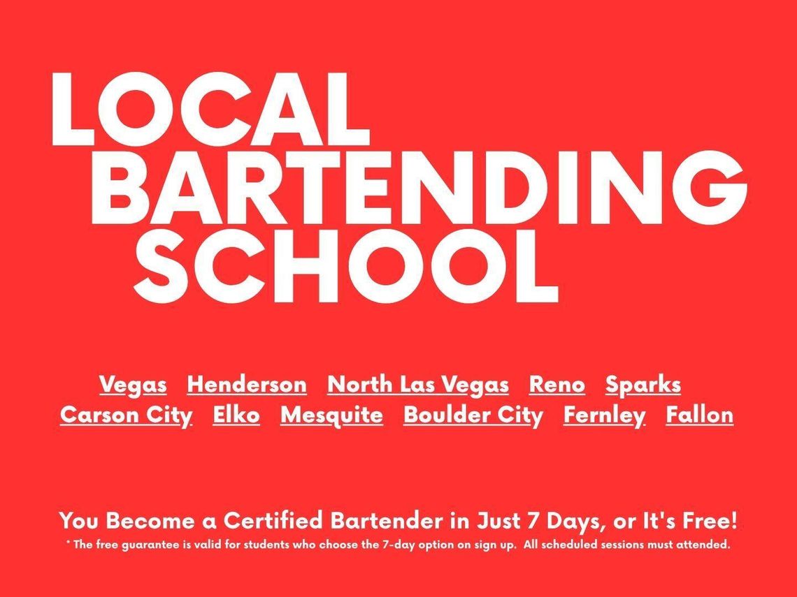 Local Bartending School