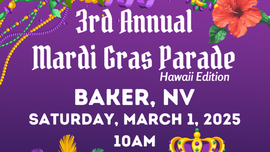 3rd Annual Mardi Gras Parade in Baker