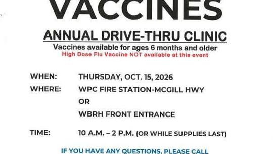 Annual Drive-Thru Clinic - Free Flu Vaccines