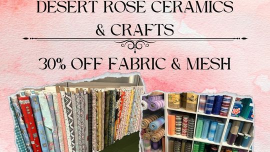 Desert Rose Ceramics & Crafts Sale