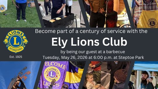 Ely Lions Club BBQ Ely Lions Club BBQ