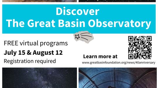 Great Basin's Dark Skies Virtual Speaker Series