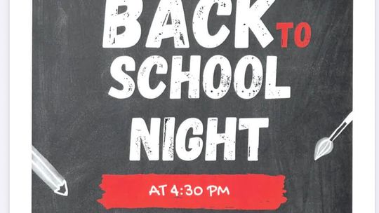 McGill Elementary: Back to School Night