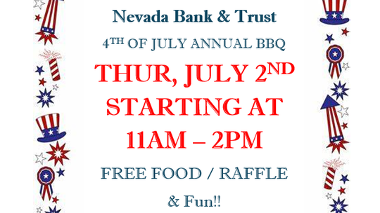 Nevada Bank & Trust Community BBQ