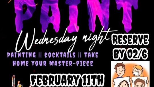🎨🍸 Sip & Paint Night at The Outpost Bar 🍸🎨 - Wednesday Night 🎨🍸 Sip & Paint Night at The Outpost Bar 🍸🎨 - Wednesday Night
