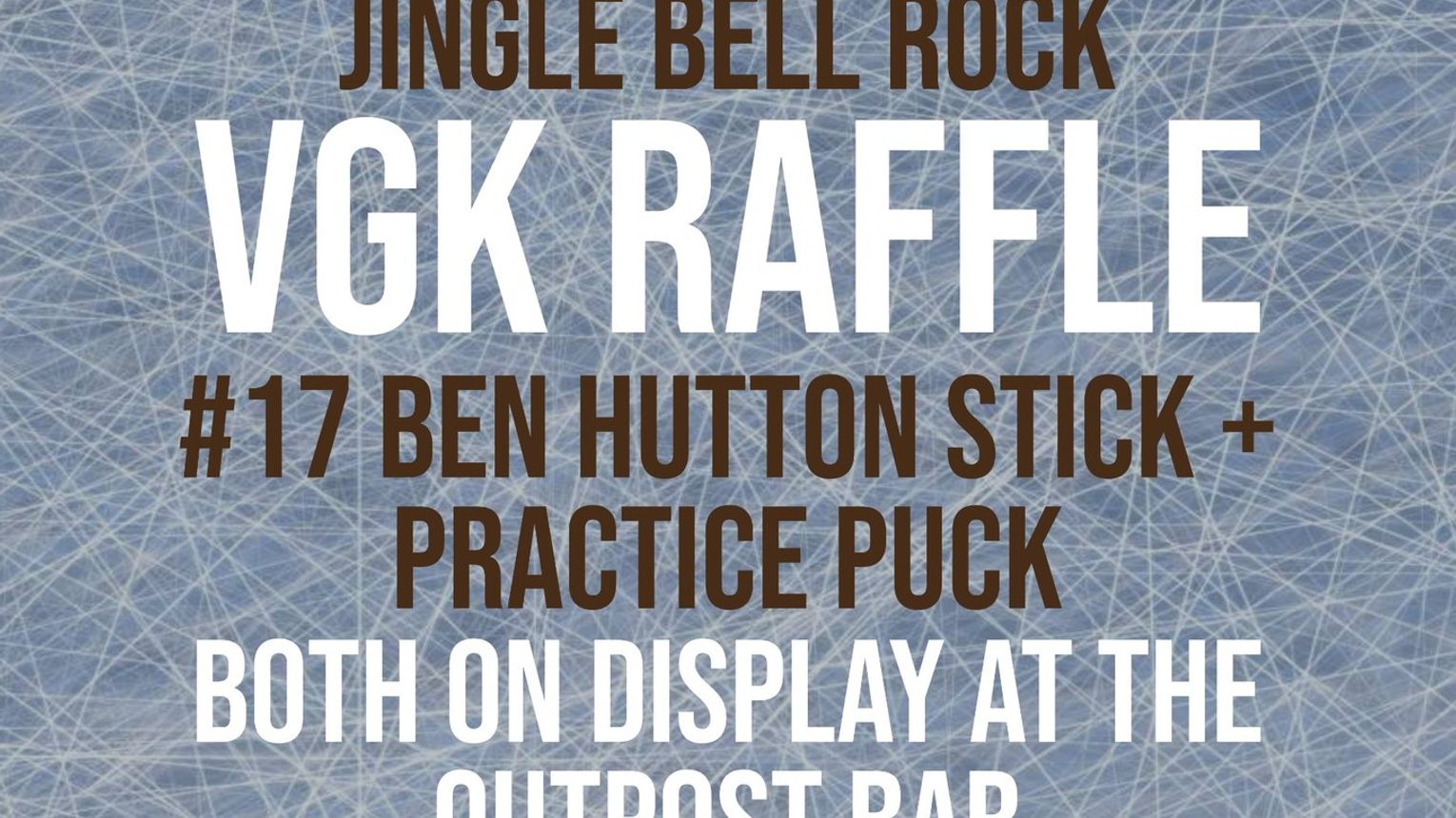 Rok Raffle 🎸🏒 Wicked’s Creams Jingle Bell Rock Raffle! 🏒🎸