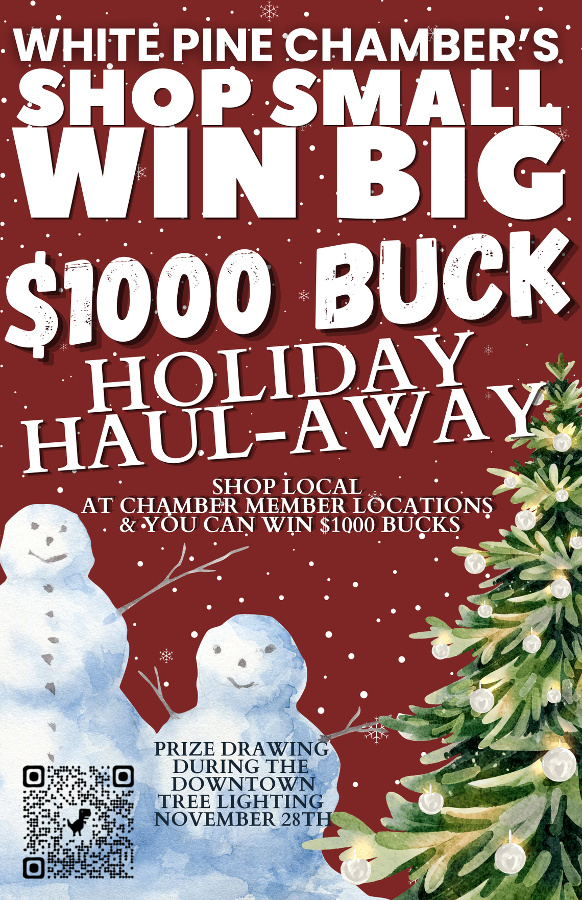 $1000 Buck Holiday Haul-Away! $1000 Buck Holiday Haul-Away!