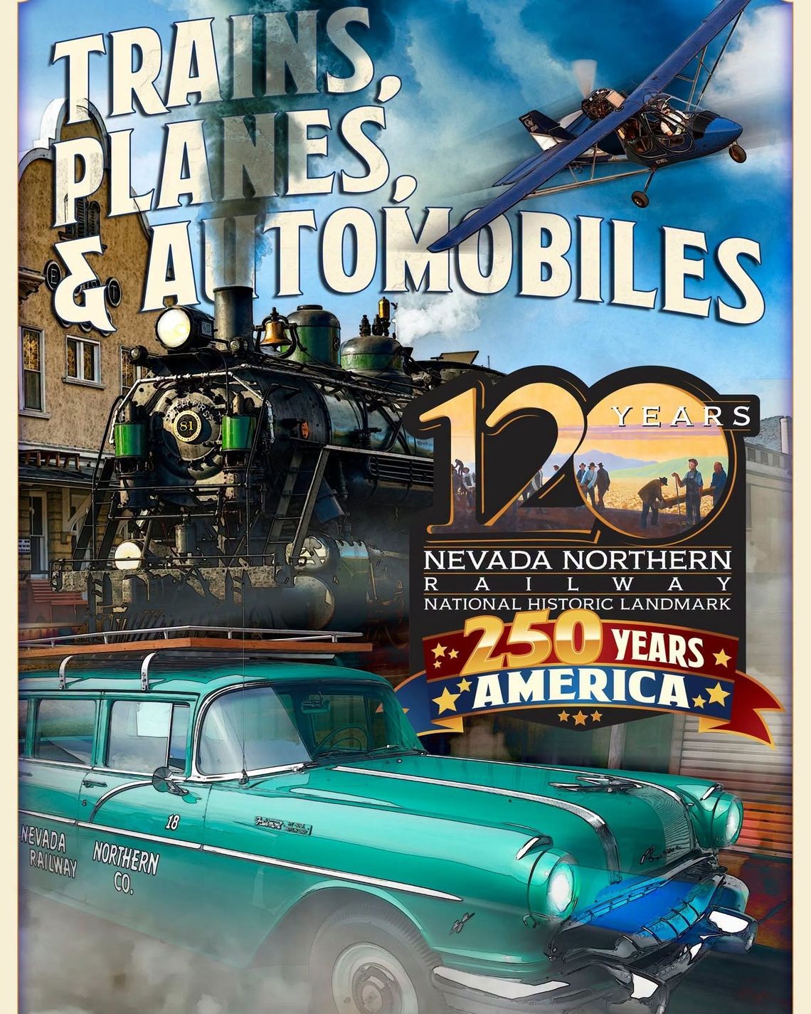 120 Years on the Move: Trains, Planes, & Automobiles