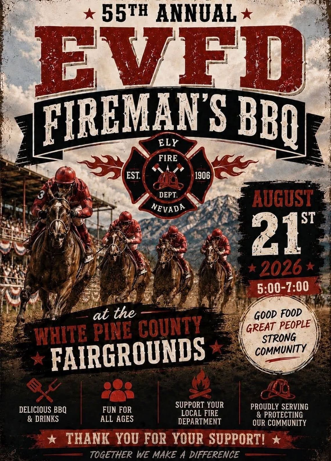 55th Annual Ely Volunteer BBQ 55th Annual Ely Volunteer BBQ