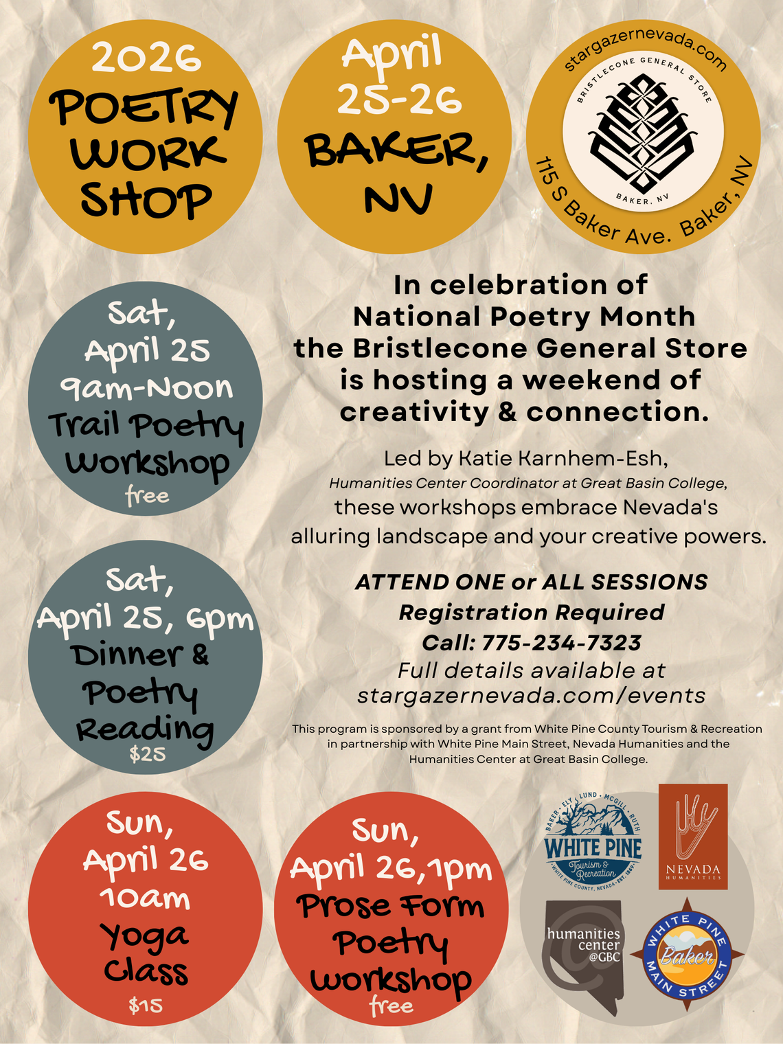 Baker Poetry Weekend