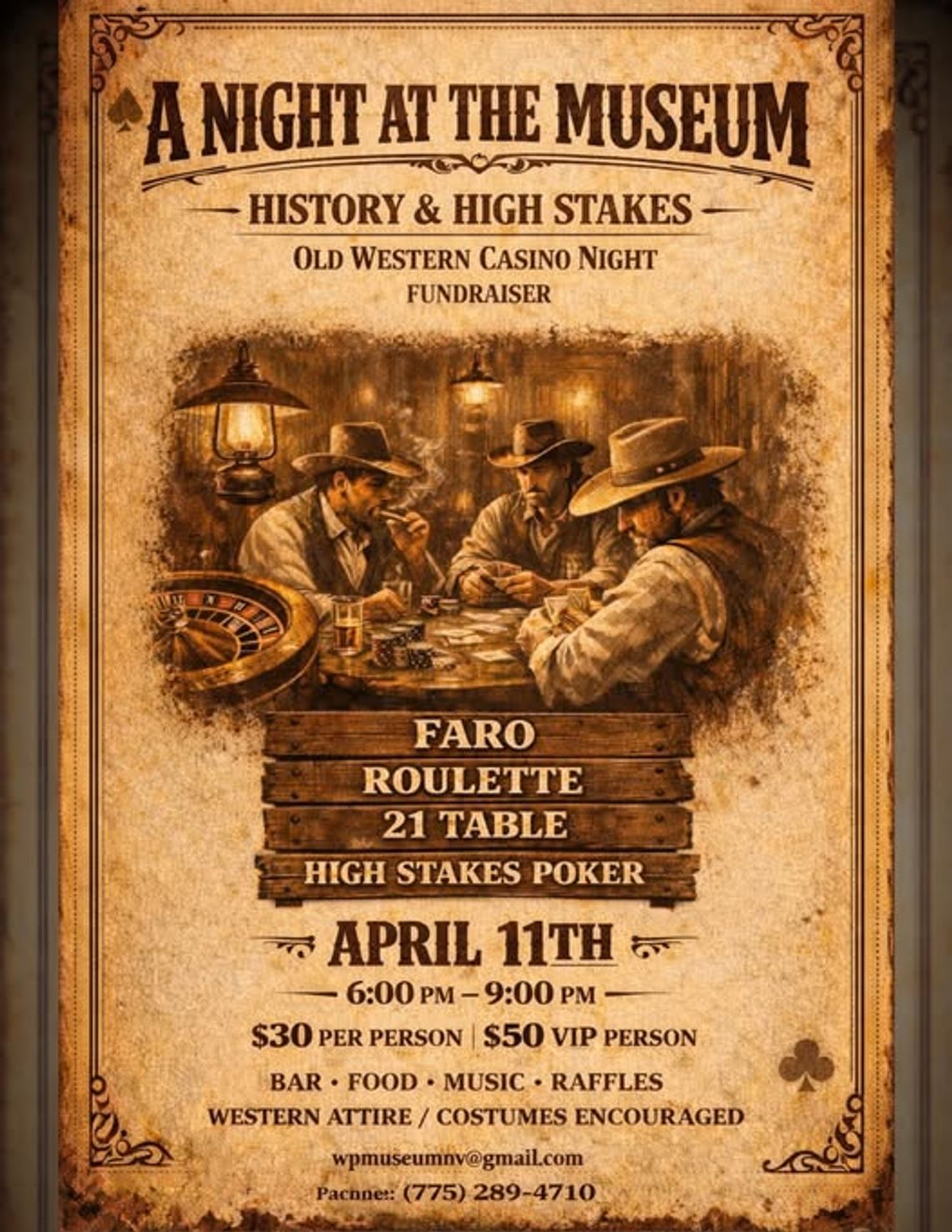 Casino Night at the Public Museum