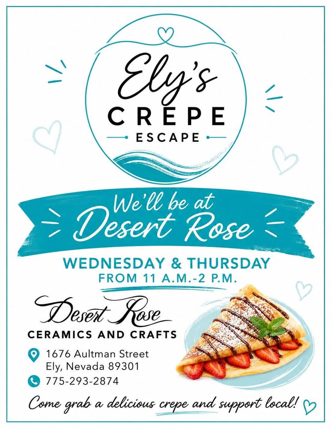 Desert Rose CREPE ESCAPES