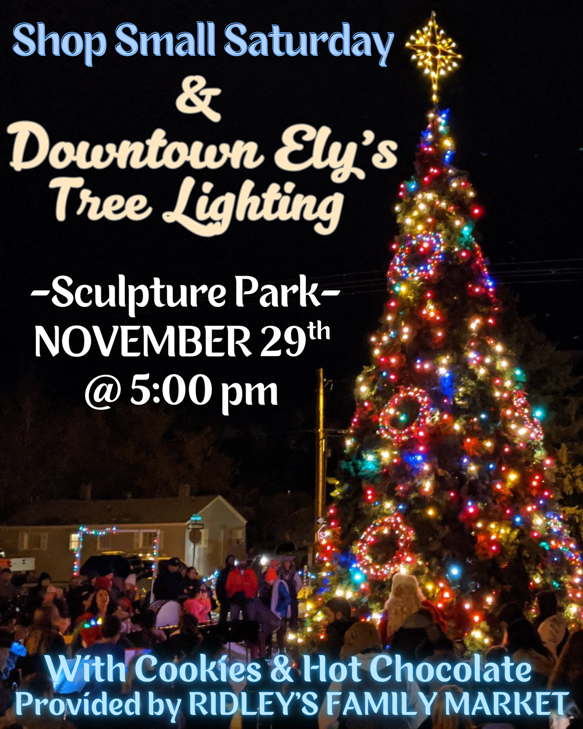 Downtown Ely's Christmas Tree Lighting