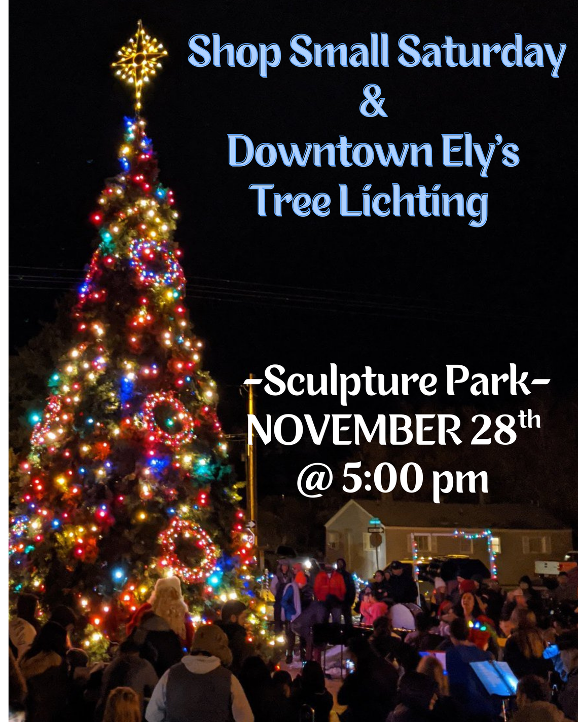 Downtown Ely's Christmas Tree Lighting