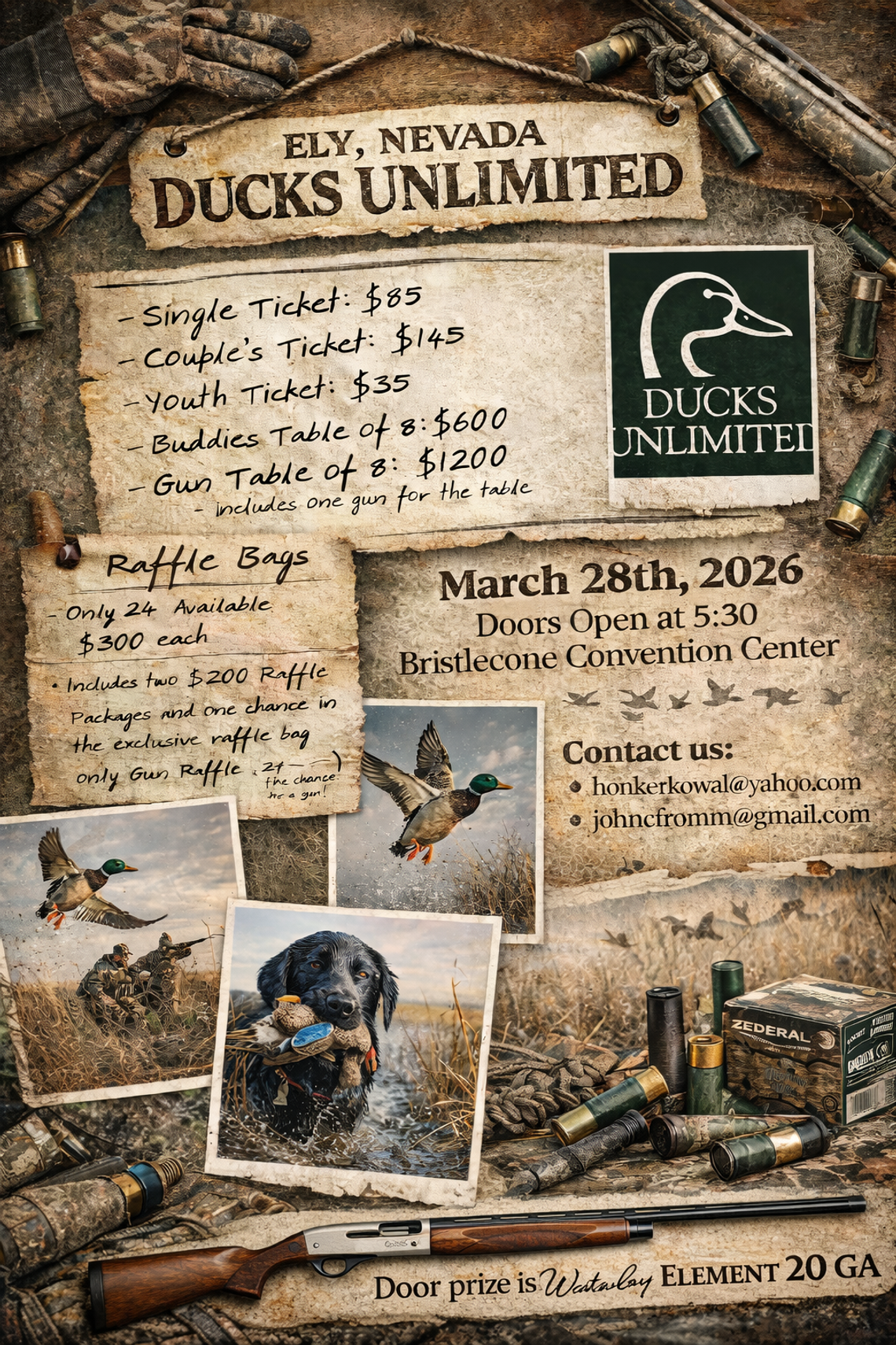 Ducks Unlimited - Ely, NV Chapter