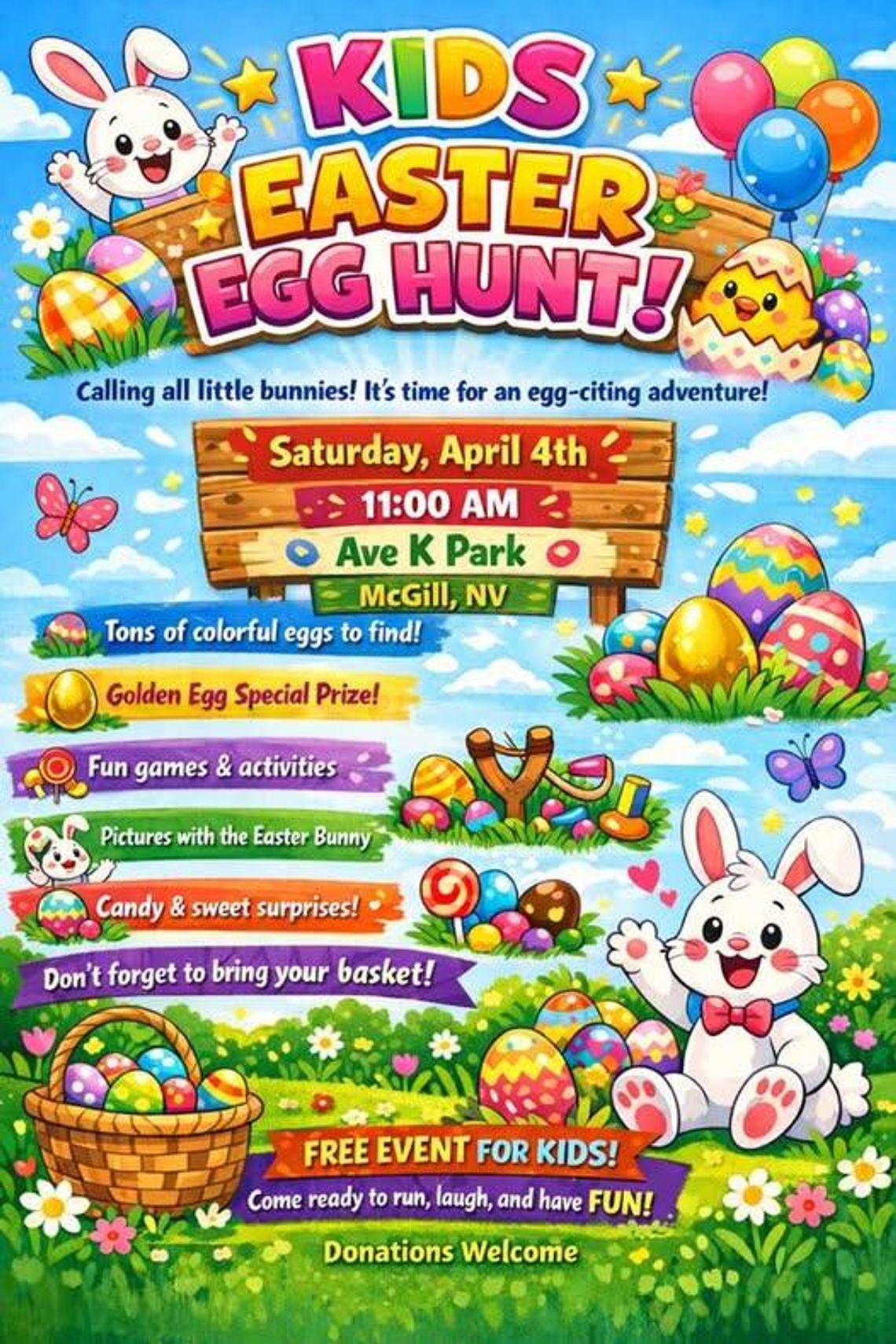 Easter Egg Hunt in McGill