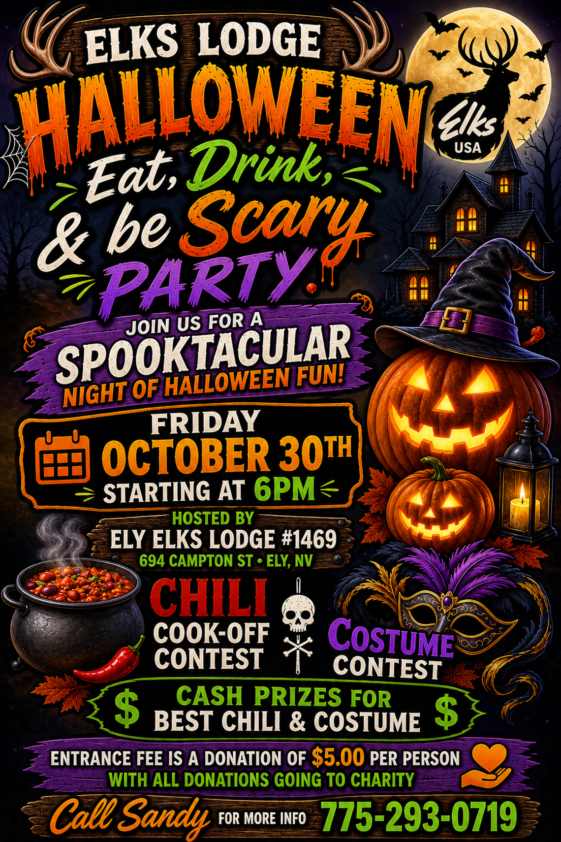 Elks Lodge Halloween Party & Chili Cook-Off