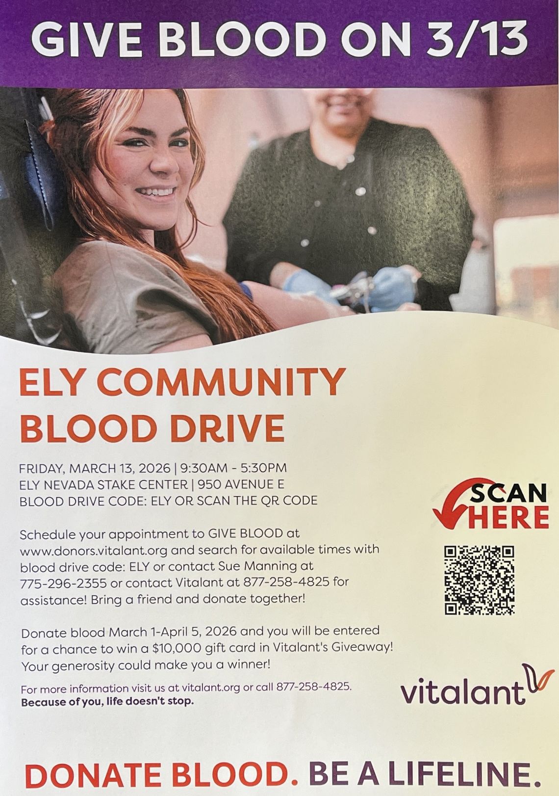 Ely Blood Drive