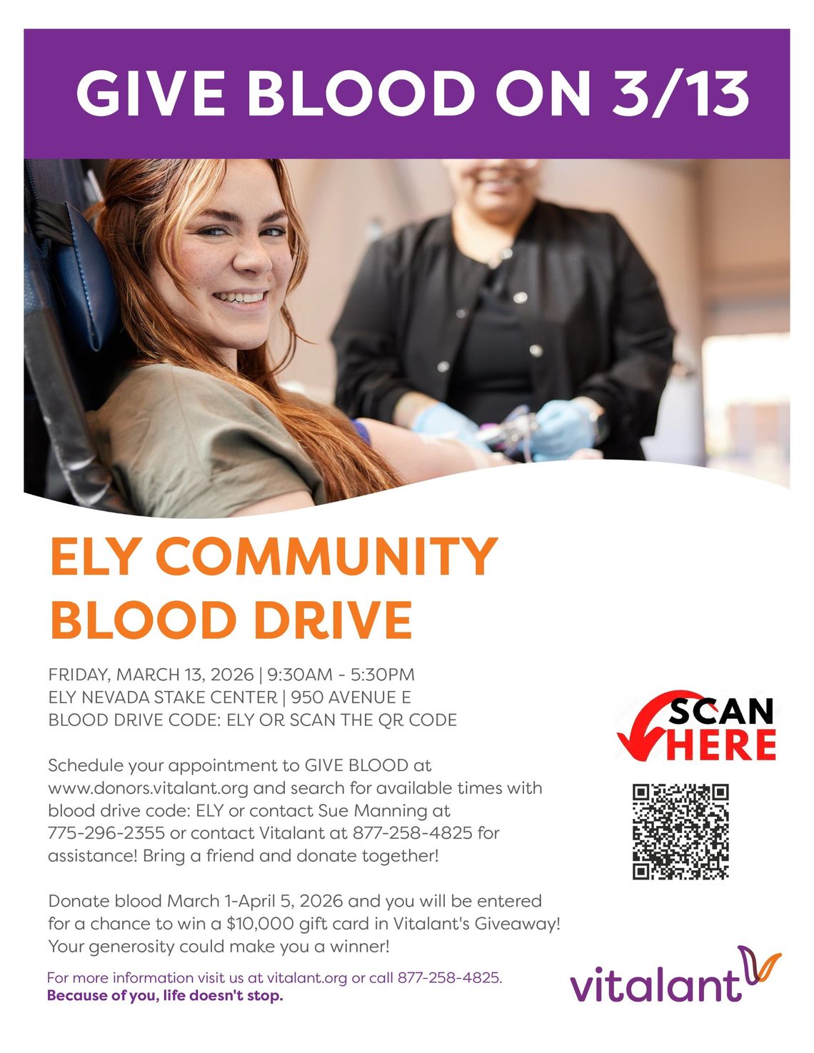 Ely Blood Drive