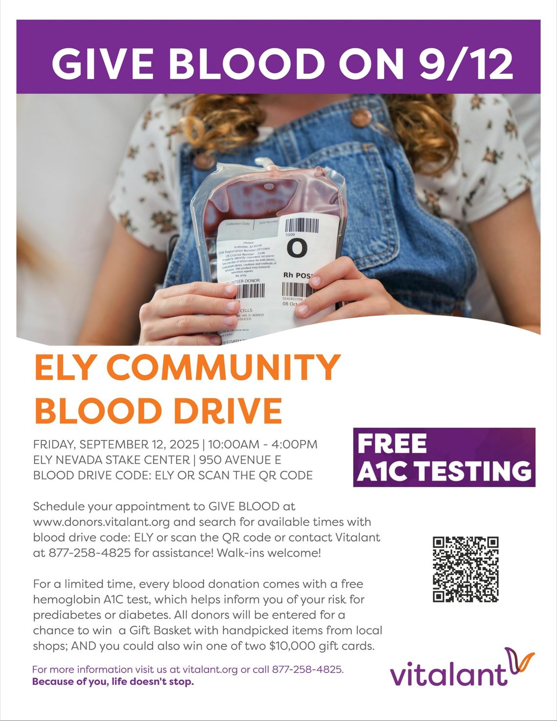 Ely Community Blood Drive