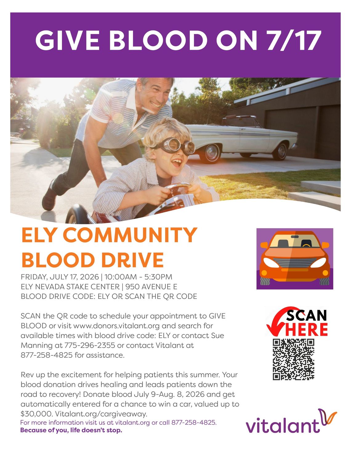 Ely Community Blood Drive