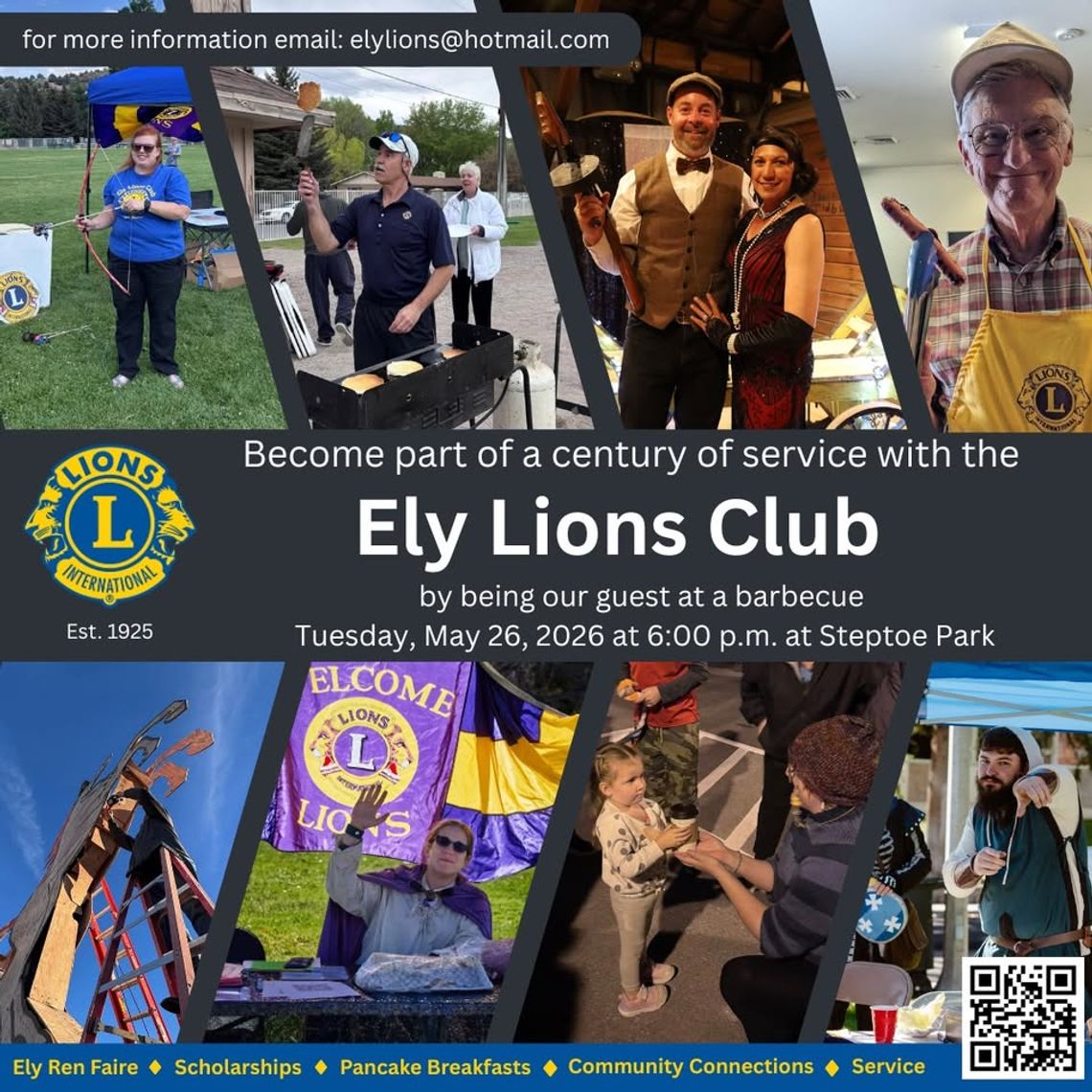 Ely Lions Club BBQ Ely Lions Club BBQ