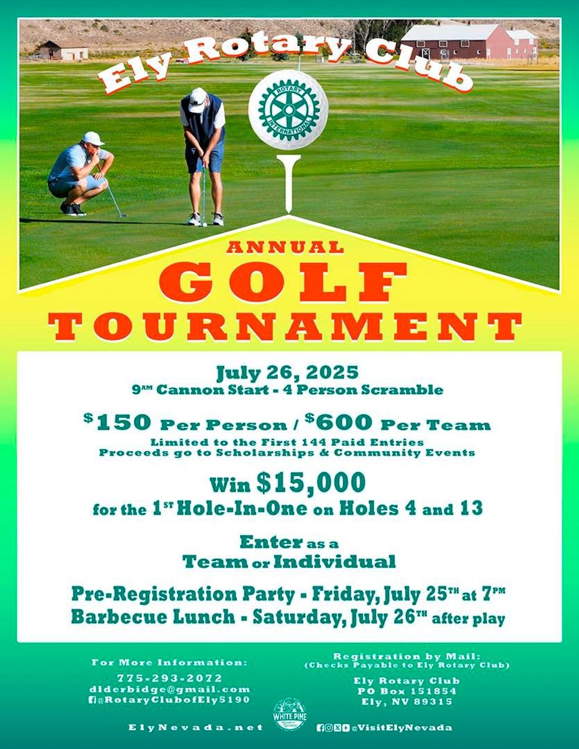 Ely Rotary Golf Tournament Ely Rotary Golf Tournament