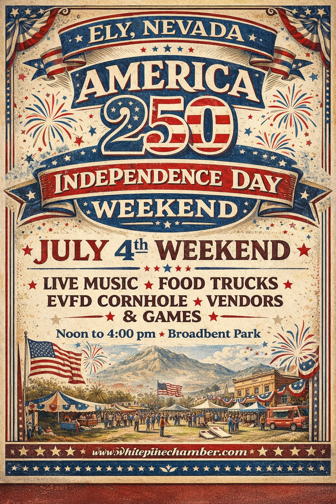 Ely's America 250 Independence Day Weekend Celebration