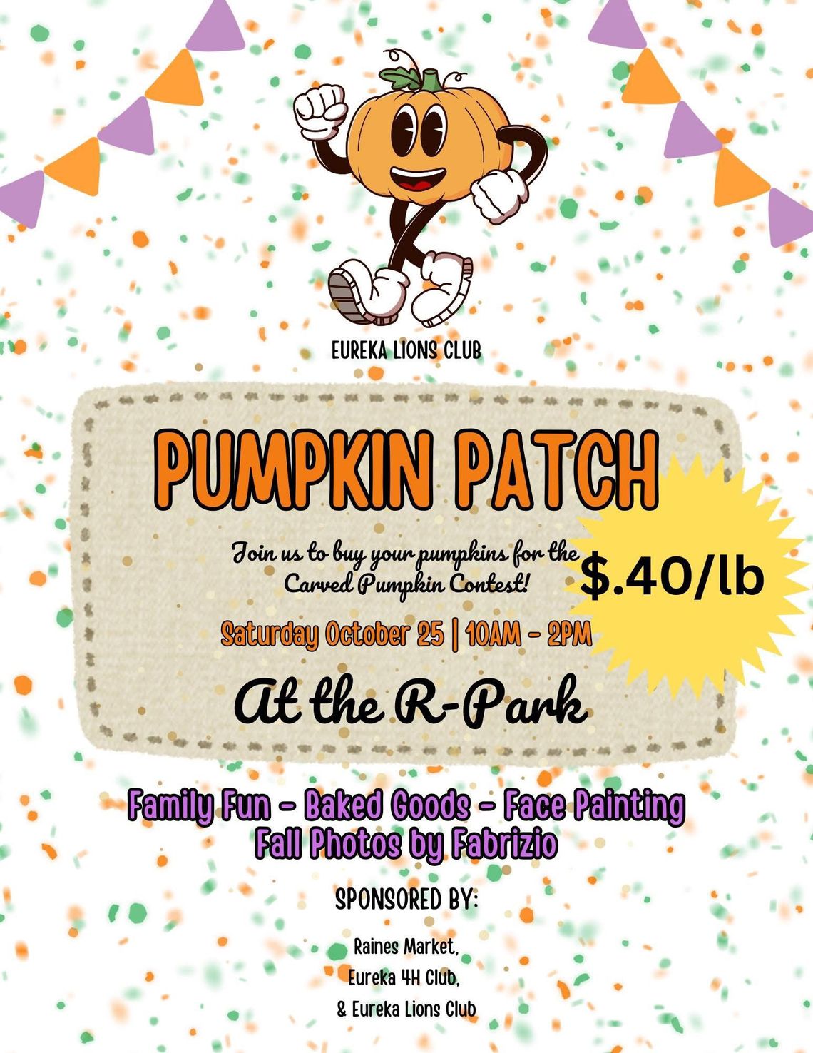 Eureka Lions Club Pumpkin Patch Eureka Lions Club Pumpkin Patch