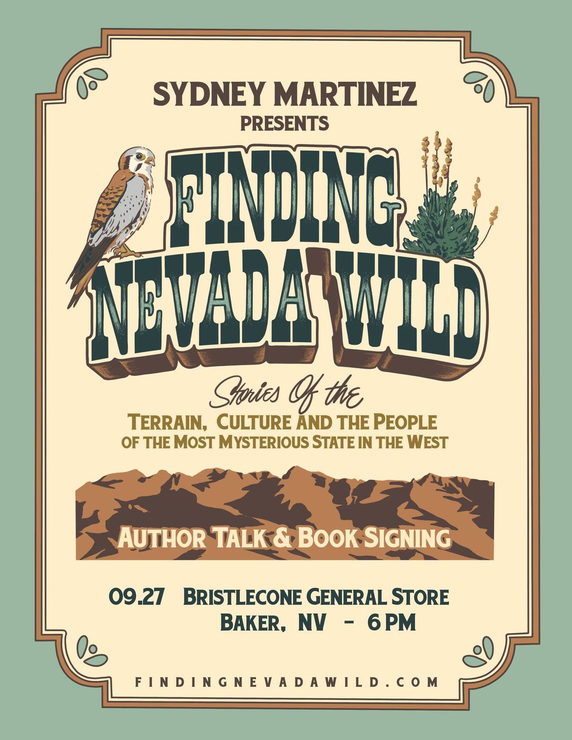 Finding Nevada Wild: Author Talk & Book Signing Finding Nevada Wild: Author Talk & Book Signing