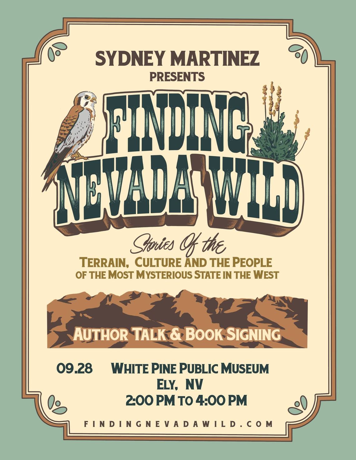 Finding Nevada Wild: Author Talk & Book Signing Finding Nevada Wild: Author Talk & Book Signing