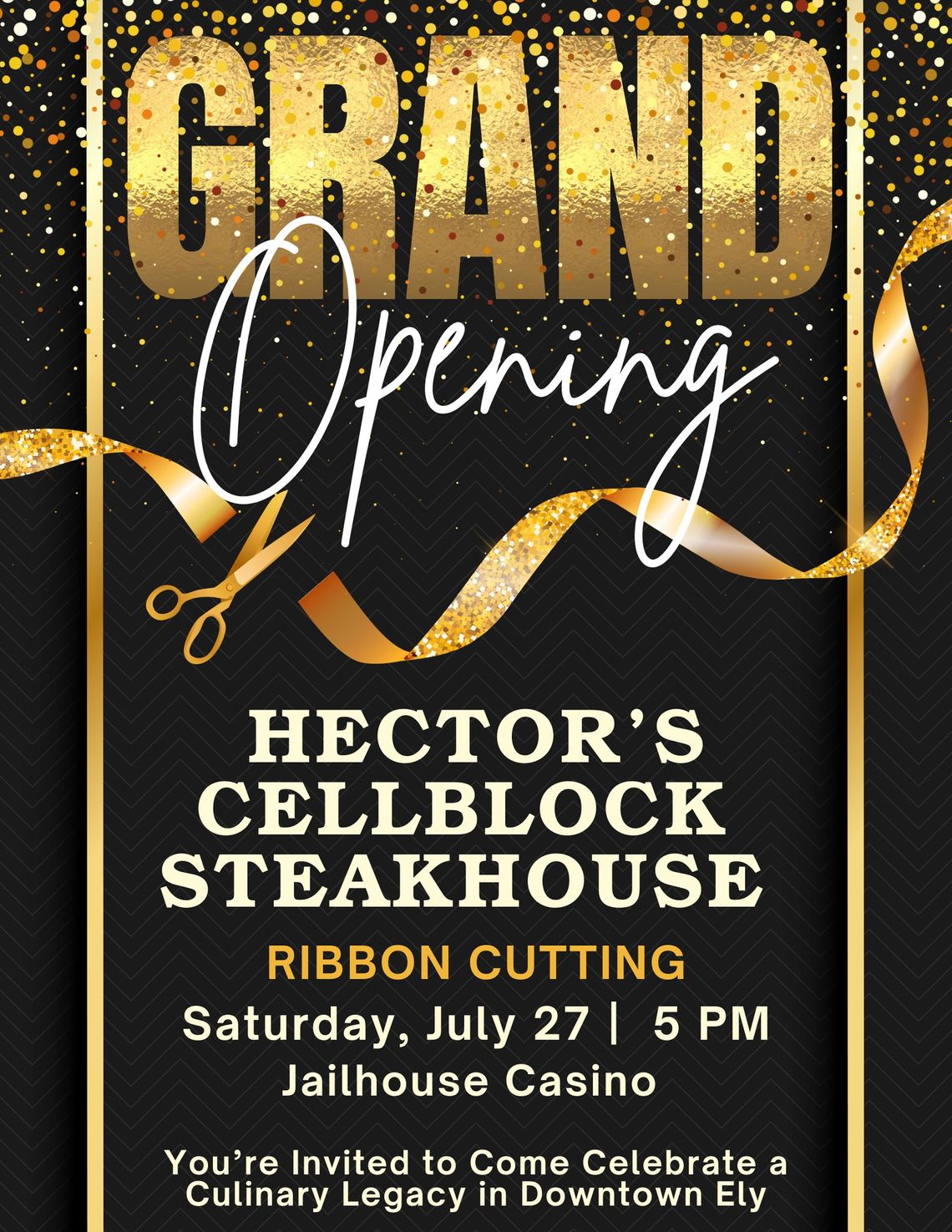 Hector's Cellblock Steakhouse Grand Opening