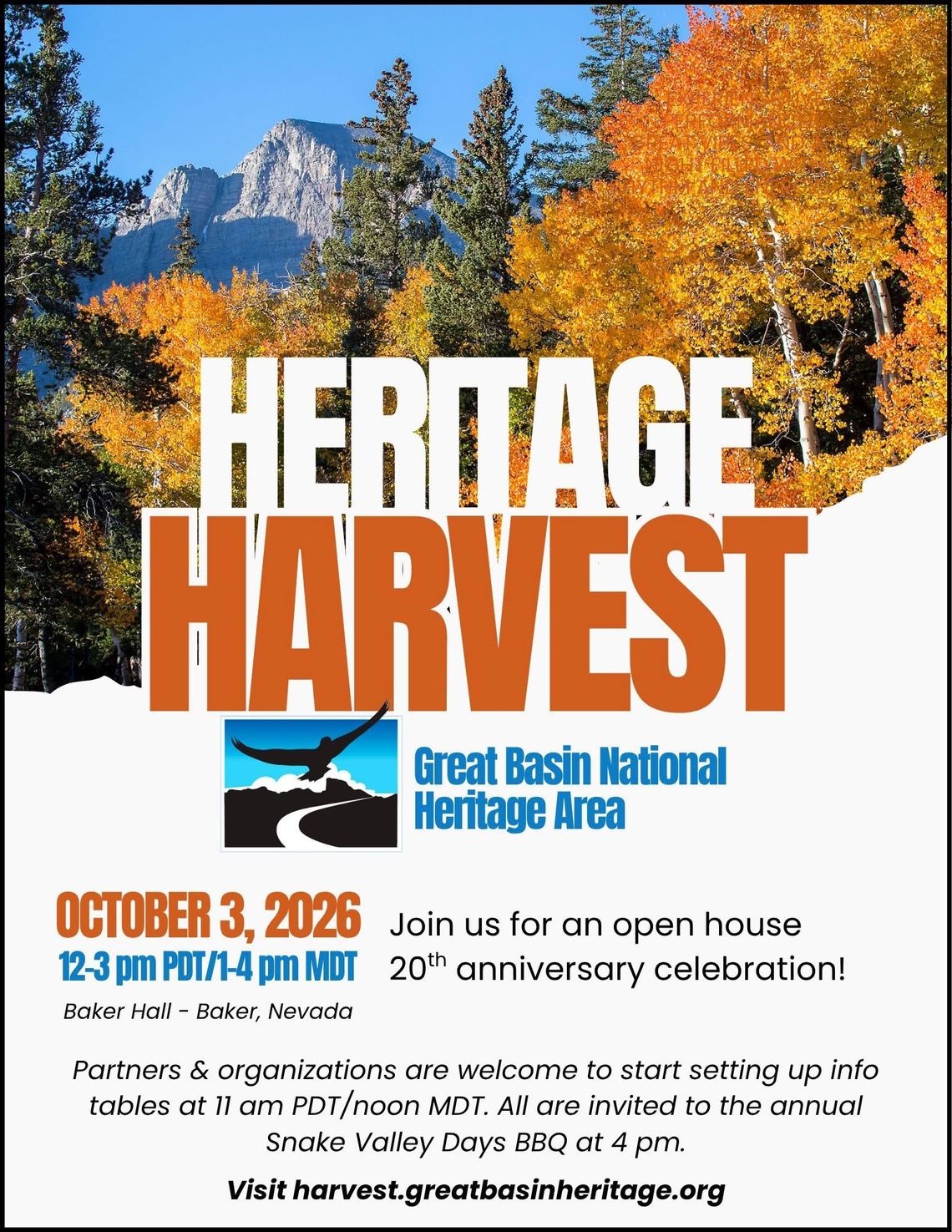 Heritage Harvest - 20th Anniversary Celebration Heritage Harvest - 20th Anniversary Celebration