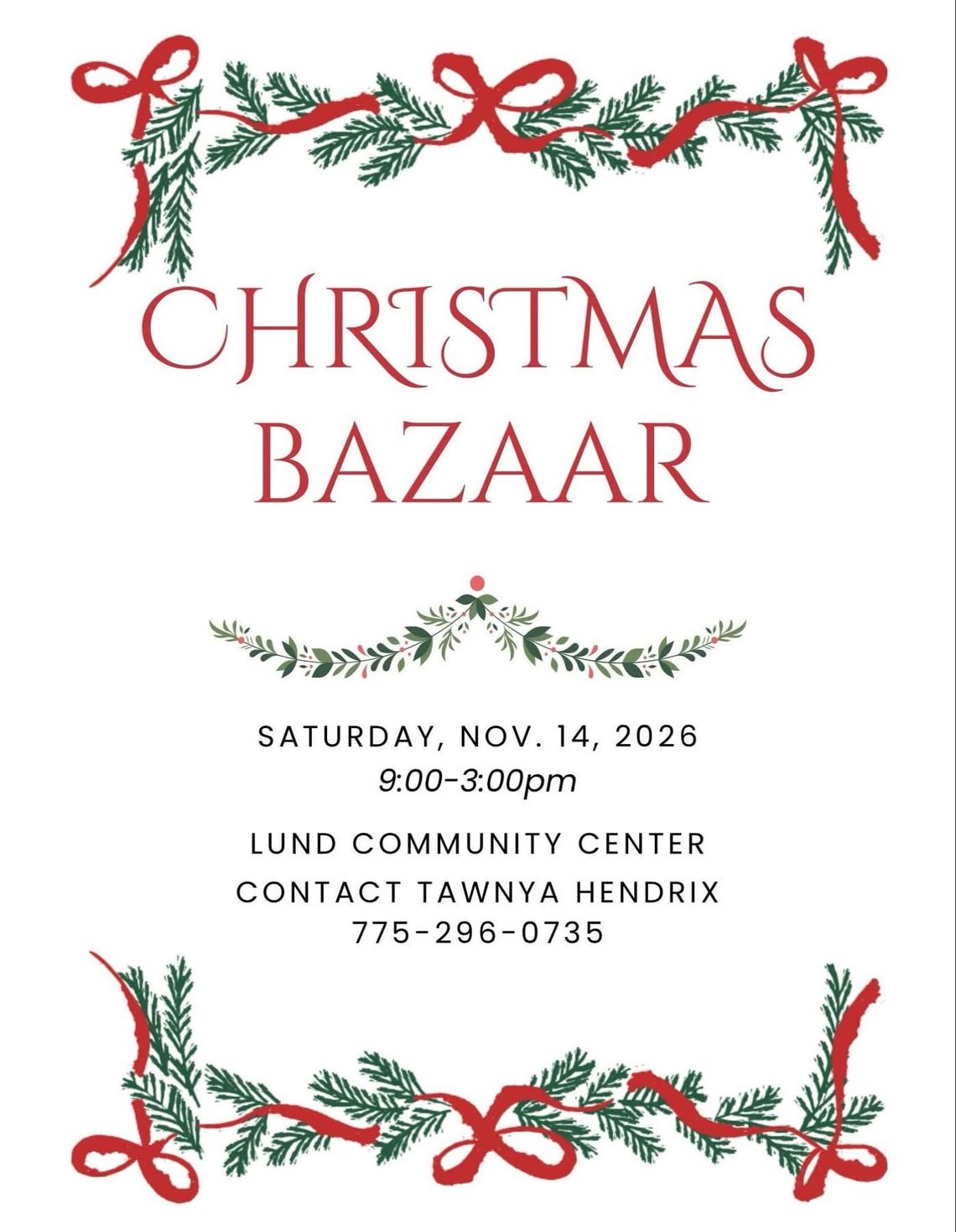 LUND CHRISTMAS BAZAR LUND CHRISTMAS BAZAR