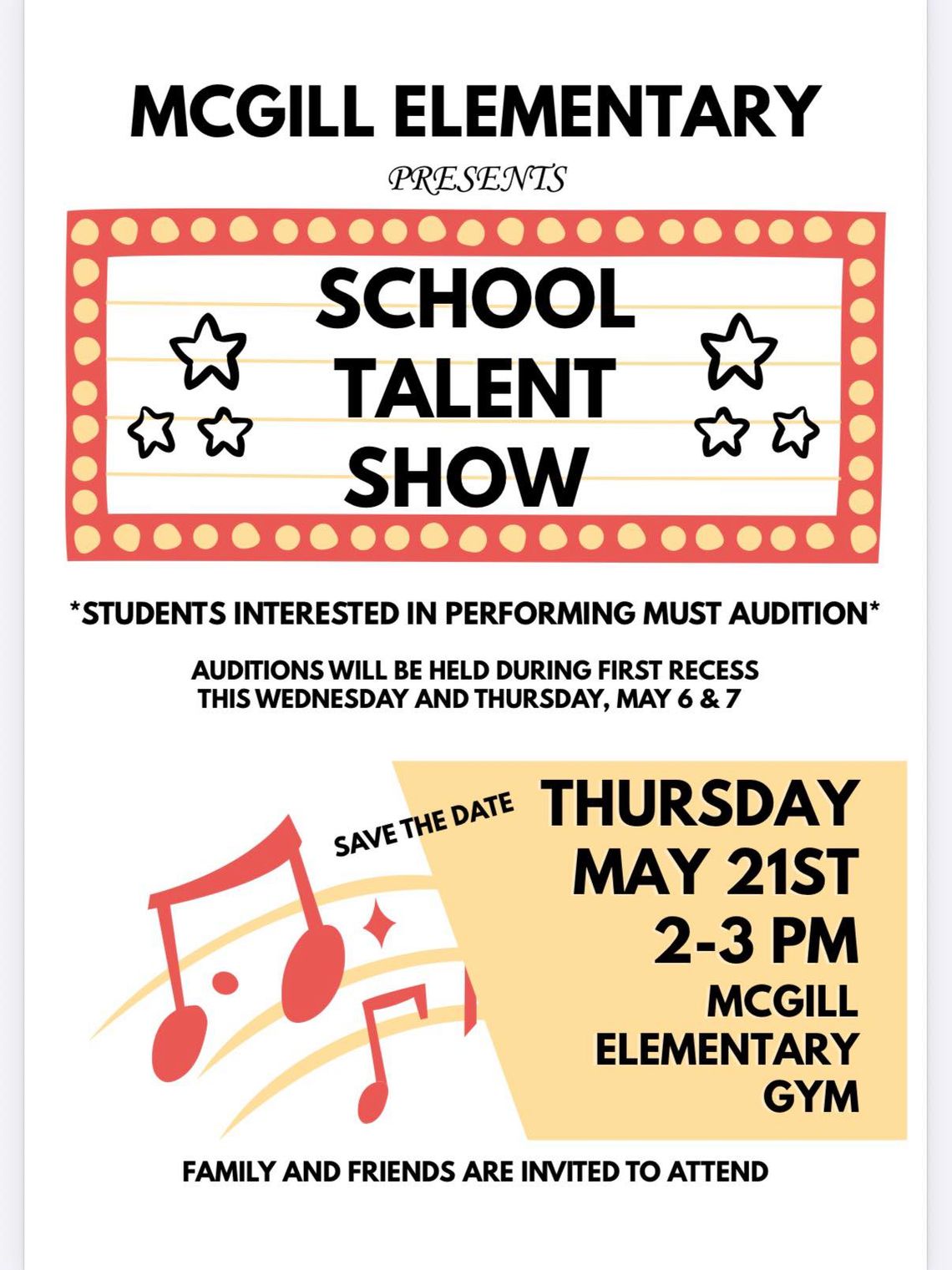 McGill Elementary Talent Show