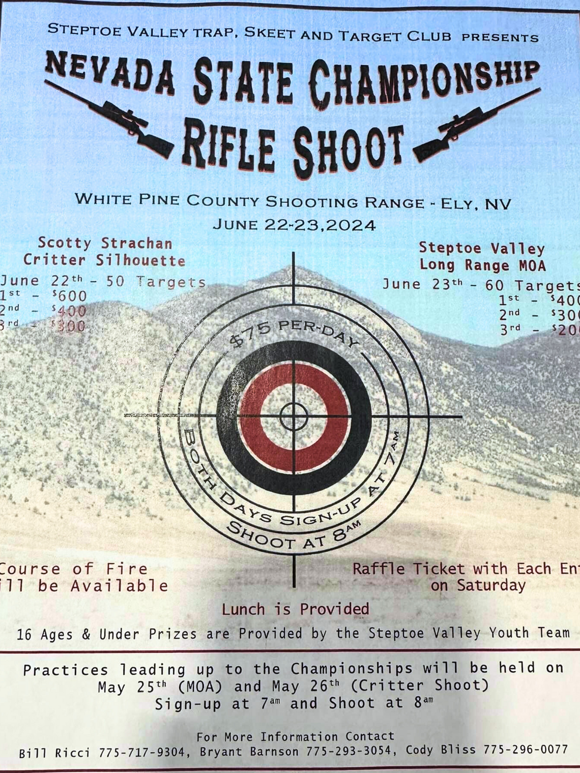 Nevada State Championship Rifle Shoots