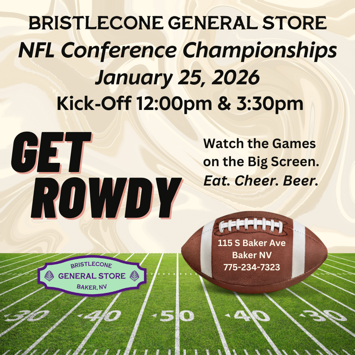 NFL Conference Championship Watch Party Hosted by The Bristlecone General Store