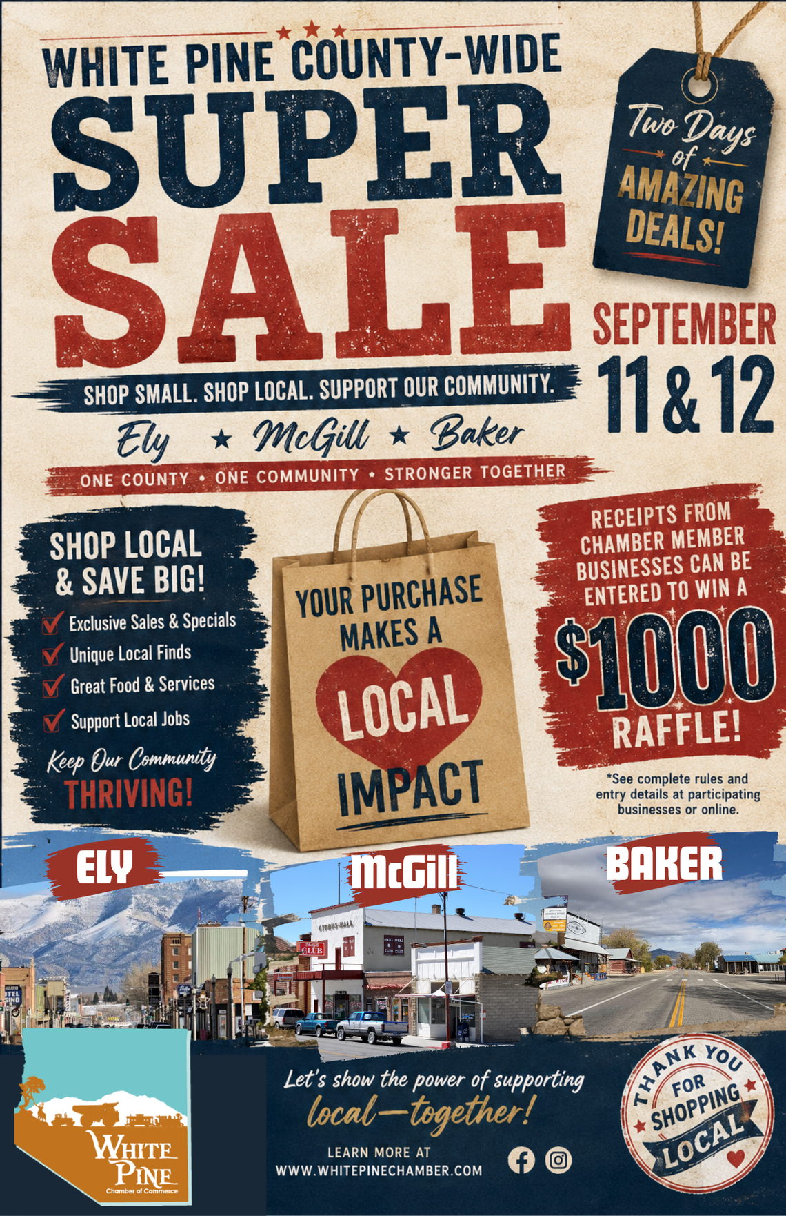 WHITE PINE COUNTY-WIDE SUPER SALE WHITE PINE COUNTY-WIDE SUPER SALE