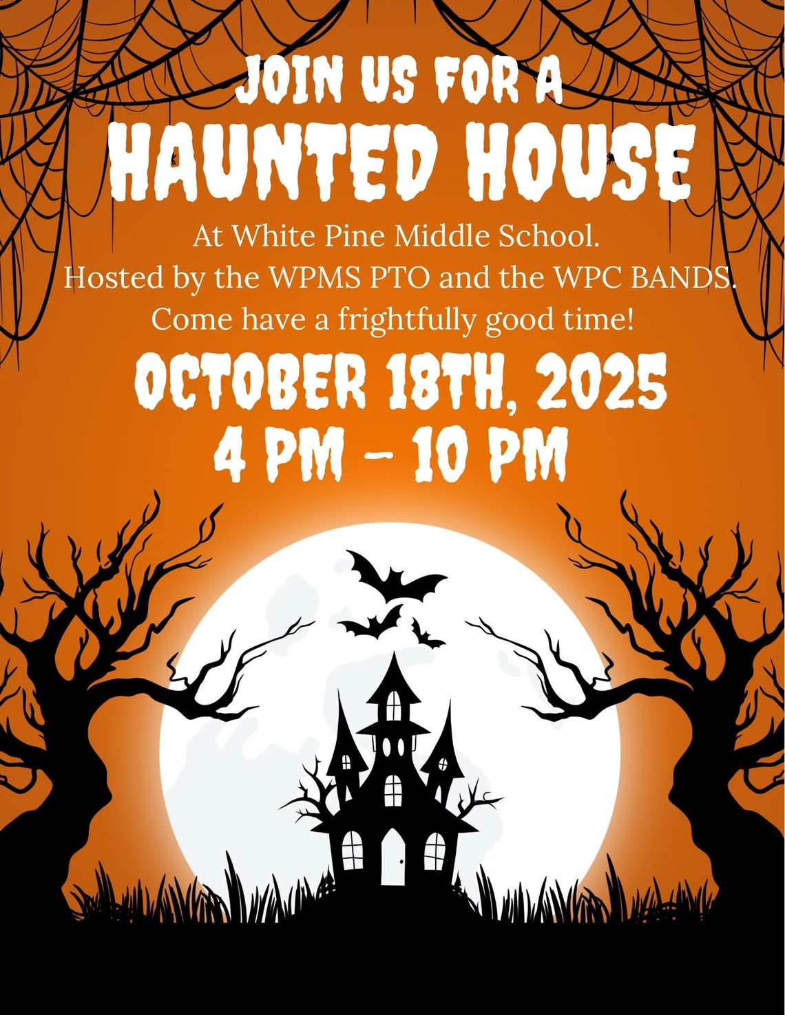 White Pine Middle School HAUNTED HOUSE