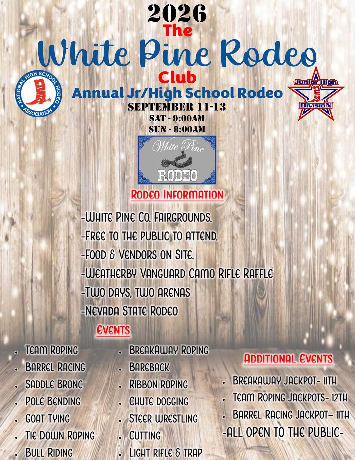 White Pine Rodeo White Pine Rodeo