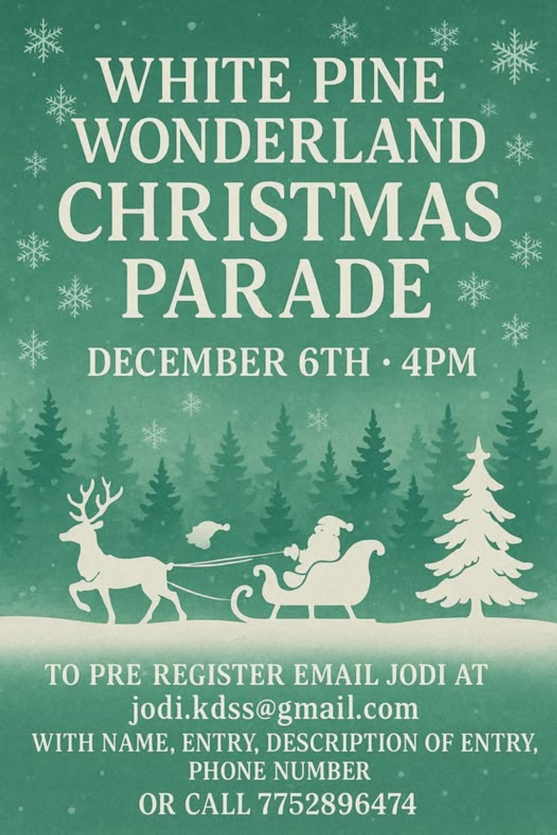 White Pine Wonderland Christmas Parade White Pine Wonderland Christmas Parade