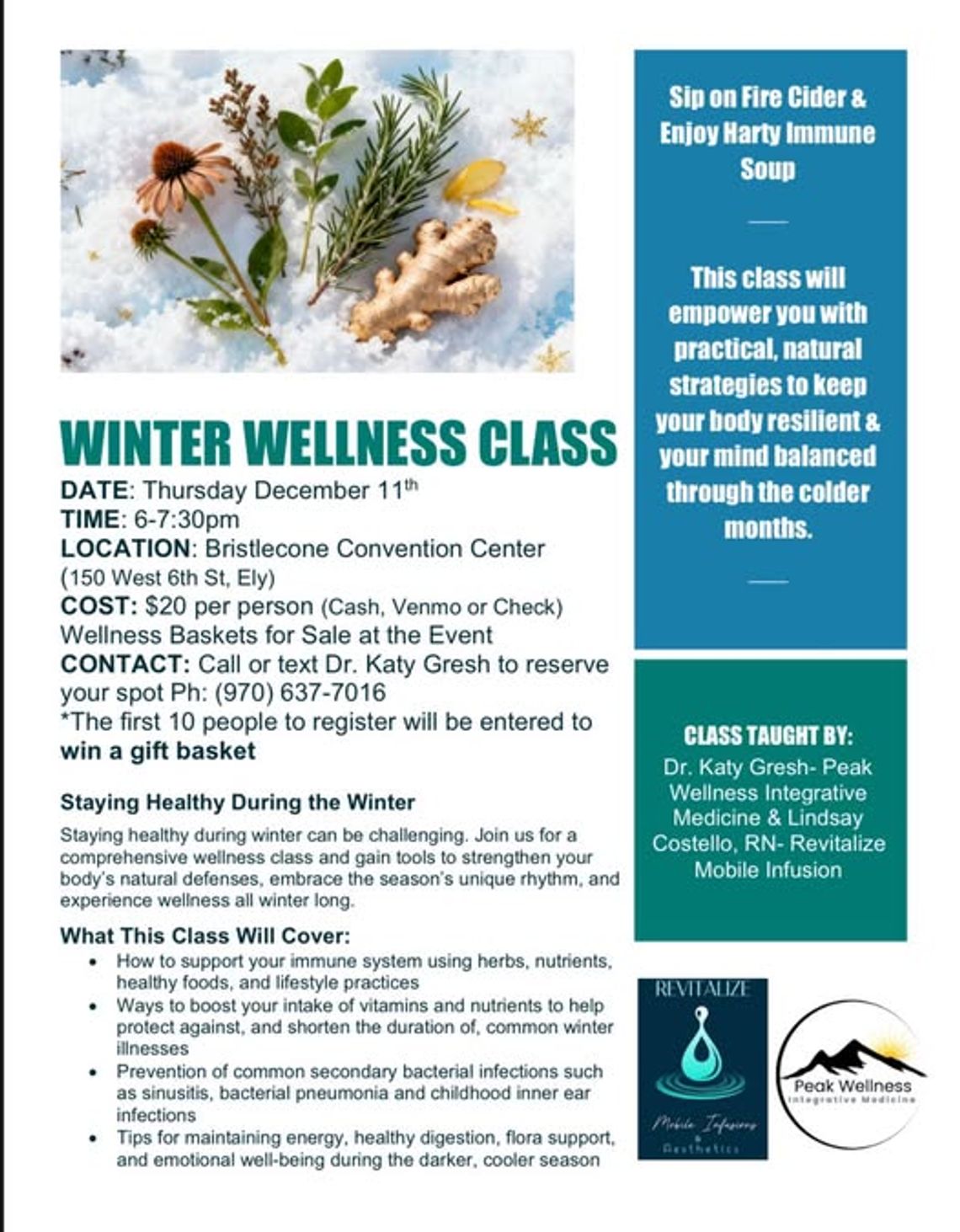 Winter Wellness Class